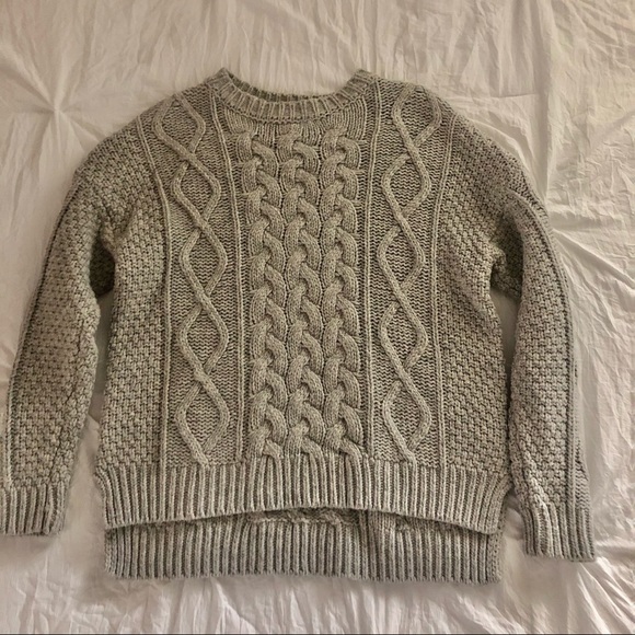 Grey Knit Sweater - Picture 1 of 4